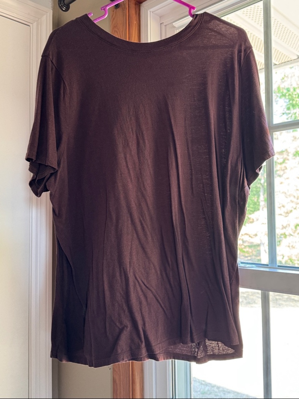 a new day Women's Brown Short Sleeve Crew Neck Tee